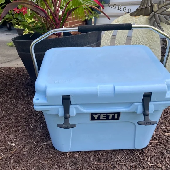 Brand new yeti cooler ice blue hard to find :) - Picture 1 of 5